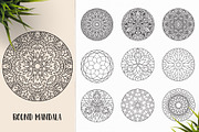 530 Vector Mandala Ornaments, an Animal Illustration by pixaroma (Thumbnail 53 of 55)