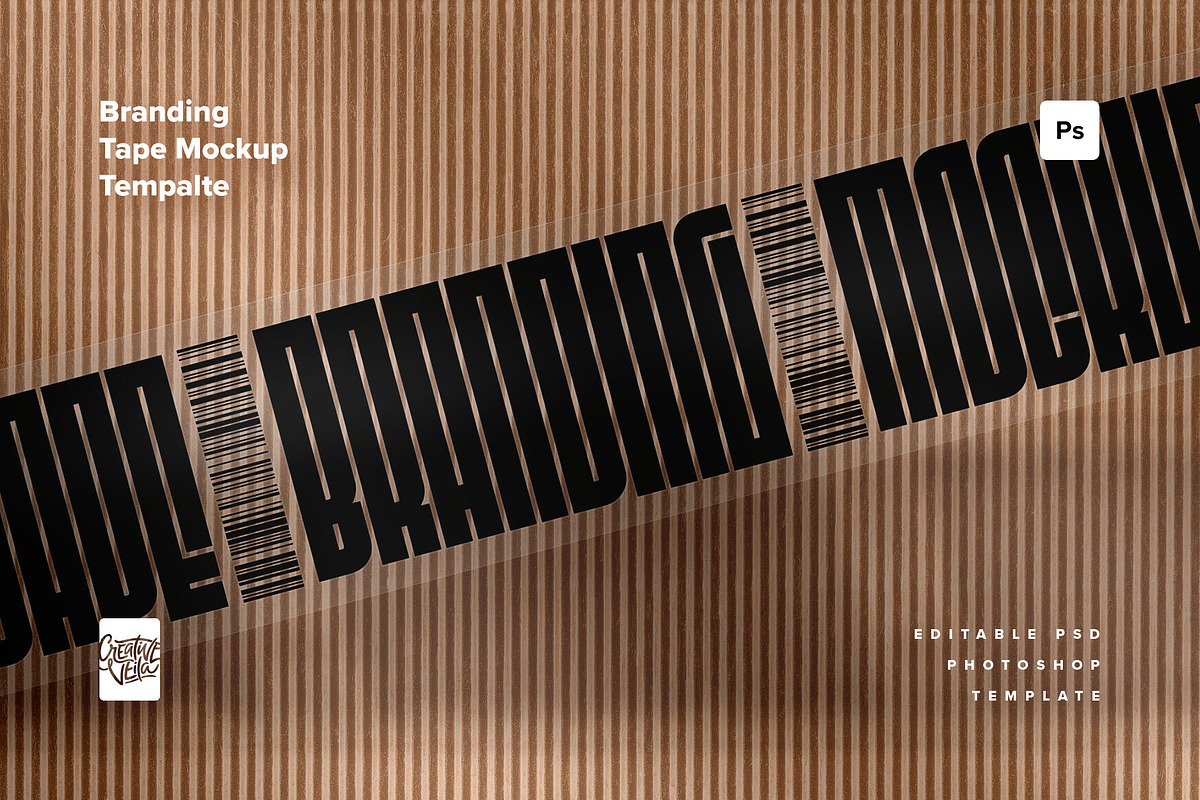 Branding Tape Mockup, a Mockup by Creative Veila (Photo 1 of 6)