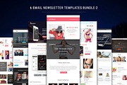 7 Email Templates Bundle-2, an Email Template by Pennyblack Templates (Thumbnail 1 of 8)