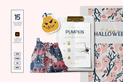 Halloween Pattern & Illustration, a Pattern Graphic by KetteCreate (Thumbnail 3 of 10)