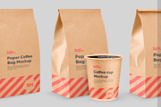 Craft Coffee Bag Mockup, a Product Mockup by BlackMockup (Thumbnail 4 of 11)