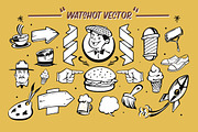 Watshot & Bonus Vector, a Script Font by addictype (Thumbnail 5 of 5)