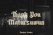The Ancienthy - Modern Blackletter, a Blackletter Font by Pinakiaa Studios (Thumbnail 9 of 9)