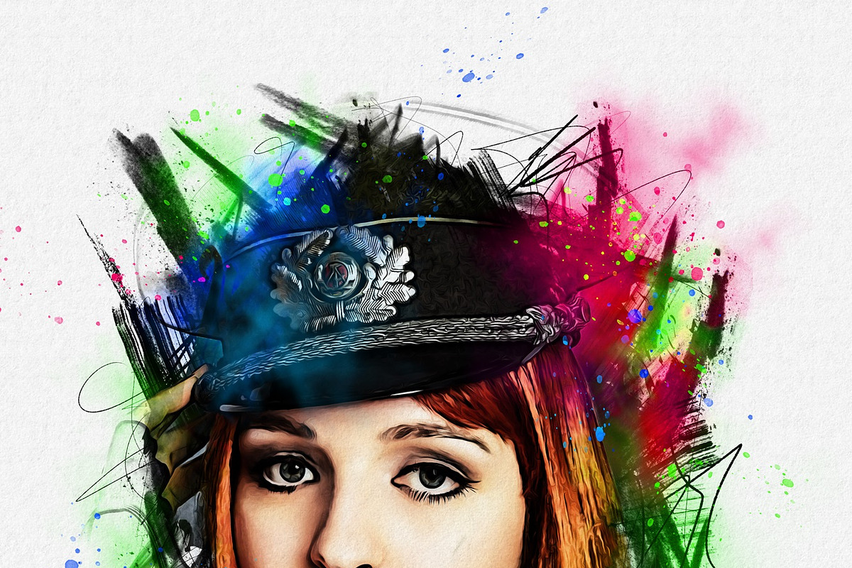 Sketch Art Photo Effect Mockup PSD, a Brushes & More by zahidhossainalif (Photo 16 of 18)