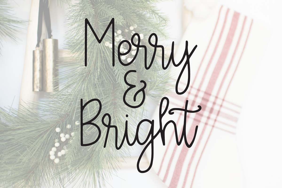 Farmhouse Christmas Script preview 7