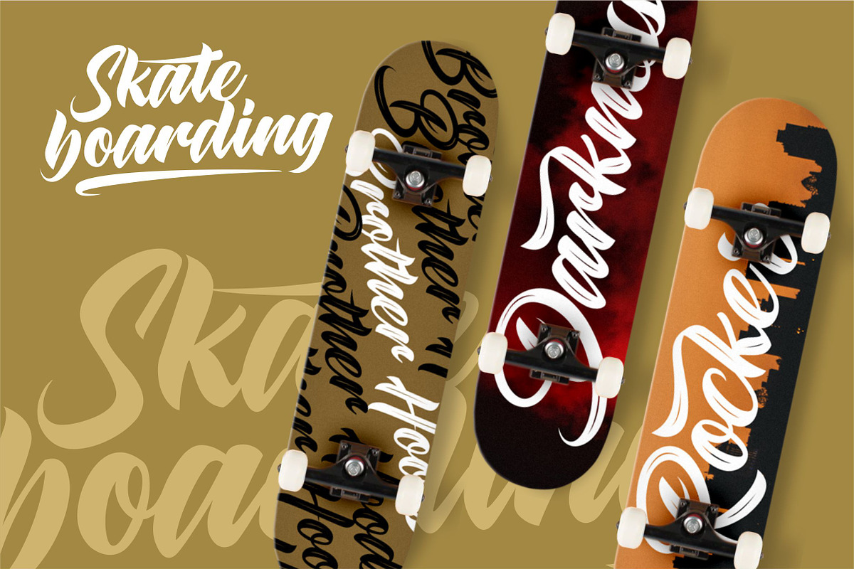 Maghrib - Calligraphy Typeface preview 6