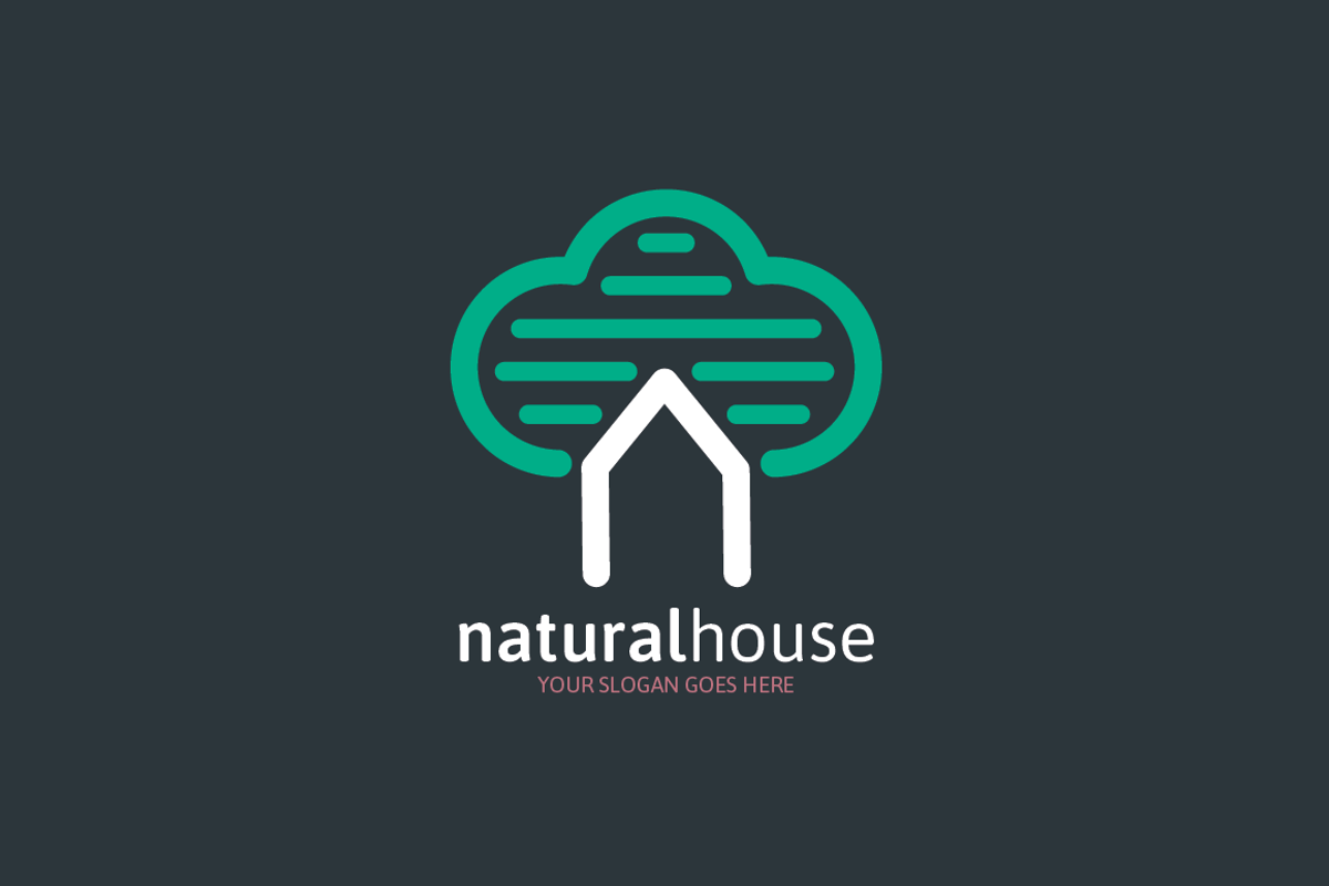 Natural House Logo, a Branding & Logo Template by MLJ studios (Photo 2 of 3)
