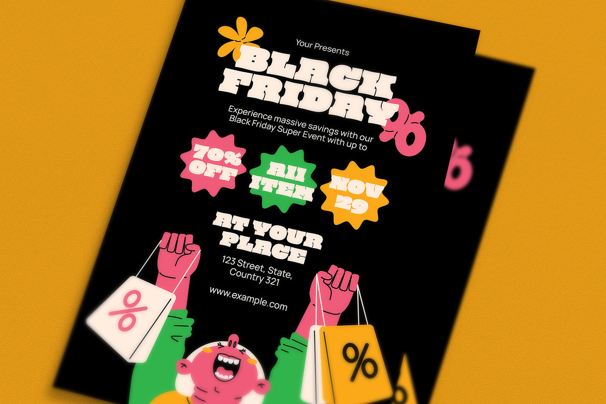 Black Friday Sale Event Flyer preview 3