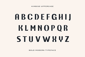 Kimbiso Modern Display Font