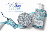 Organic Floral Seamless Patterns, a Pattern Graphic by Sketchbook Designs (Thumbnail 7 of 10)