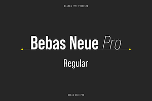 Bebas Neue Pro - Regular