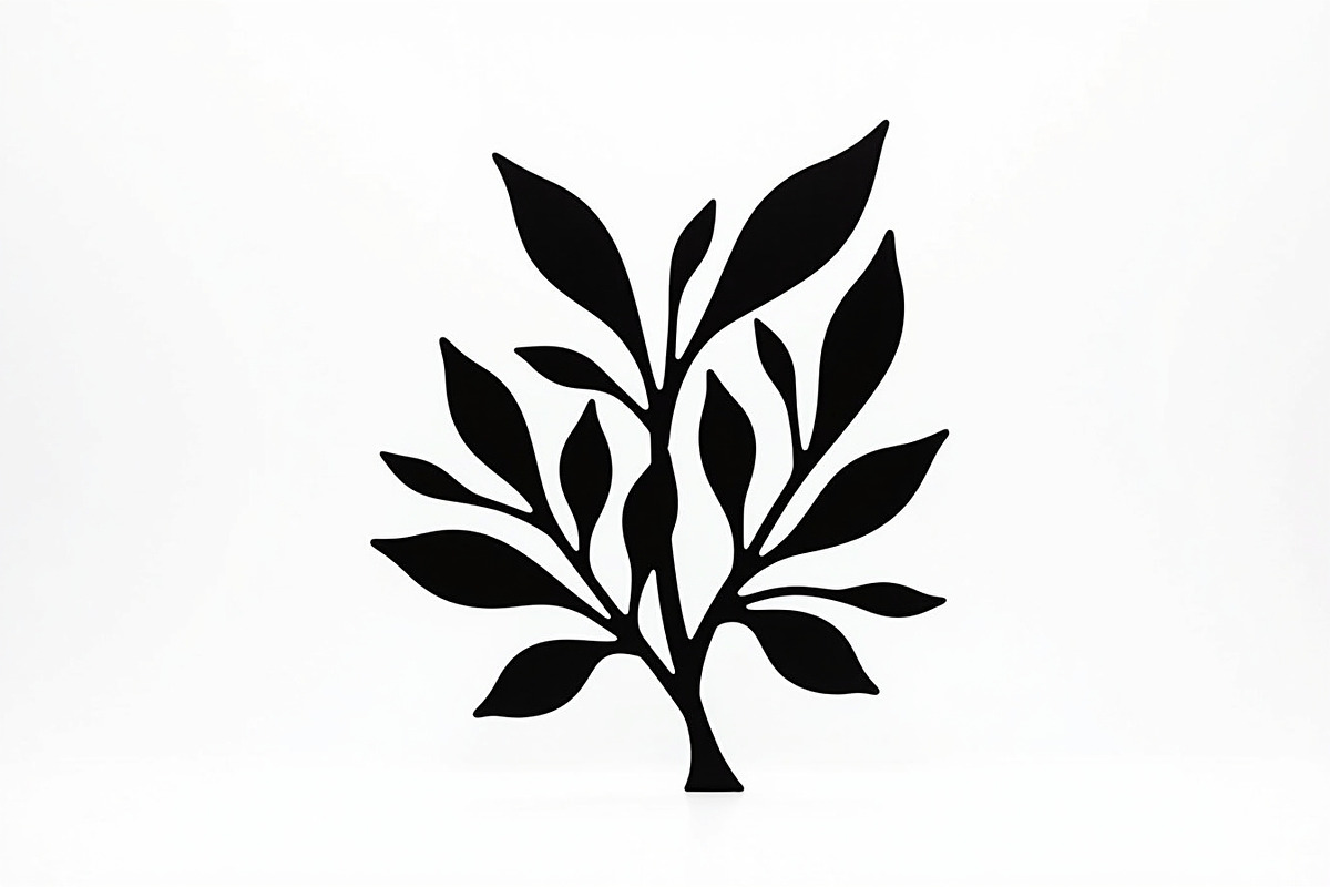 This elegant Leaf and Branch Botanic, an Illustration by Amazin_art (Photo 14 of 21)