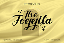 The Joejeita - Script style font