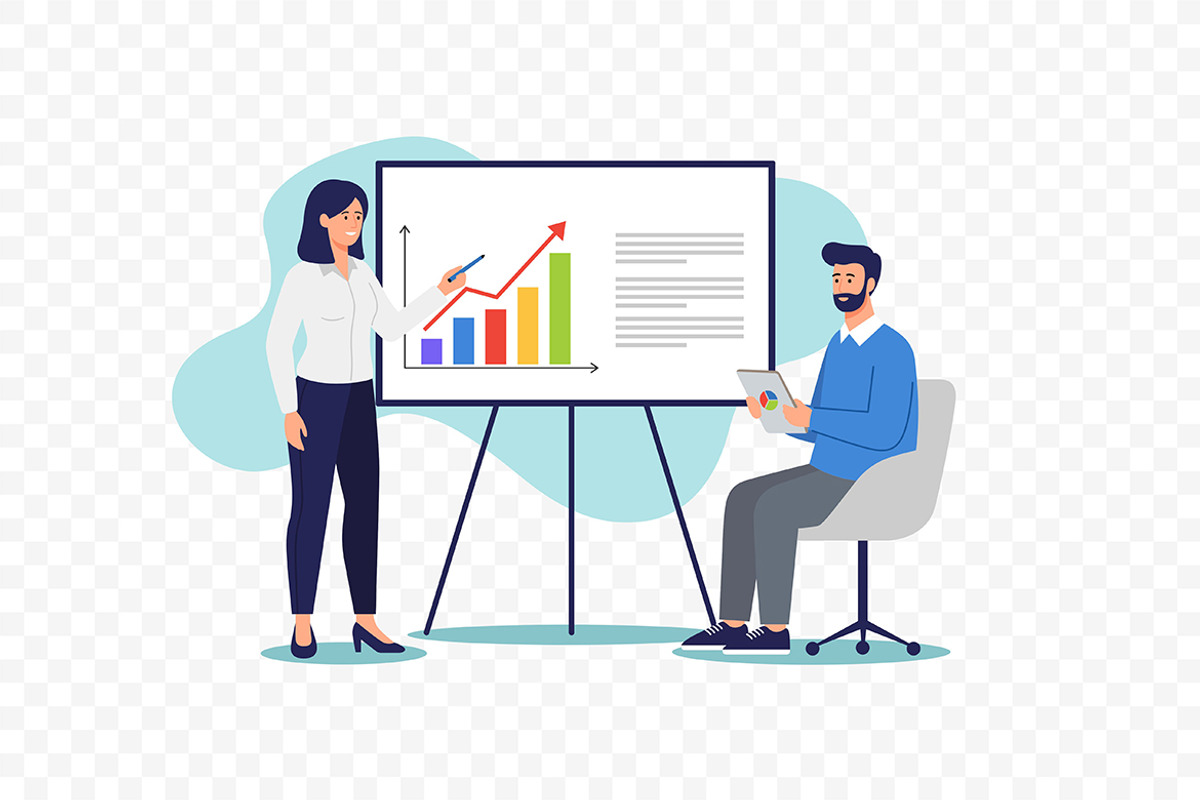 Digital Marketing Presentation Team, a Finance Illustration by Partikusi Design (Photo 3 of 3)