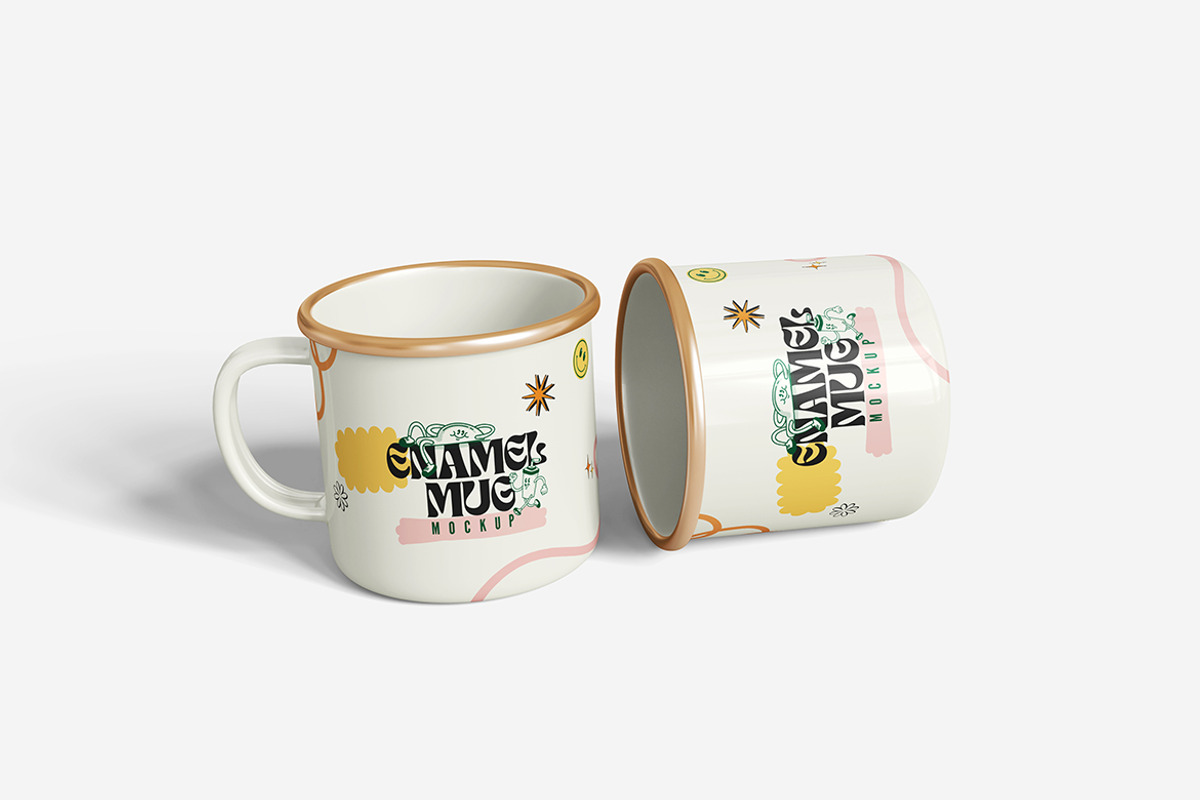 Enamel Mug Mockup, a Product Mockup by MrLetters (Photo 2 of 5)