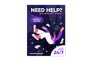 Depression, psychotherapy concept, a Person Illustration by PaperTrident (Thumbnail 3 of 4)