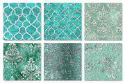 Mint Green Silver Glitter Texture, a Texture Graphic by Dream Creation (Thumbnail 2 of 7)