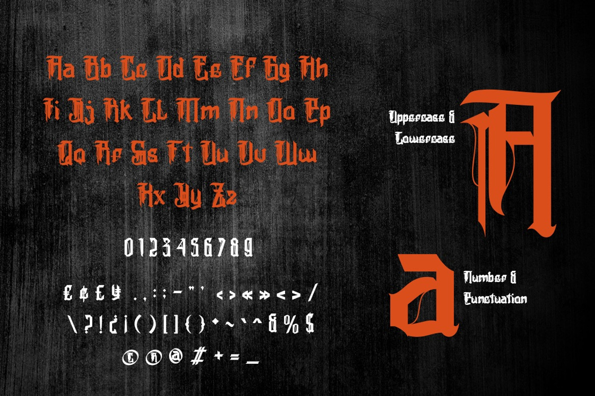 Frasteux - Medieval Blackletter Font, a Blackletter Font by Dhabee (Photo 8 of 15)