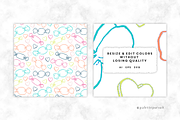 Candy hearts vector pattern set, SVG, a Pattern Graphic by Palette Pursuit (Thumbnail 5 of 9)