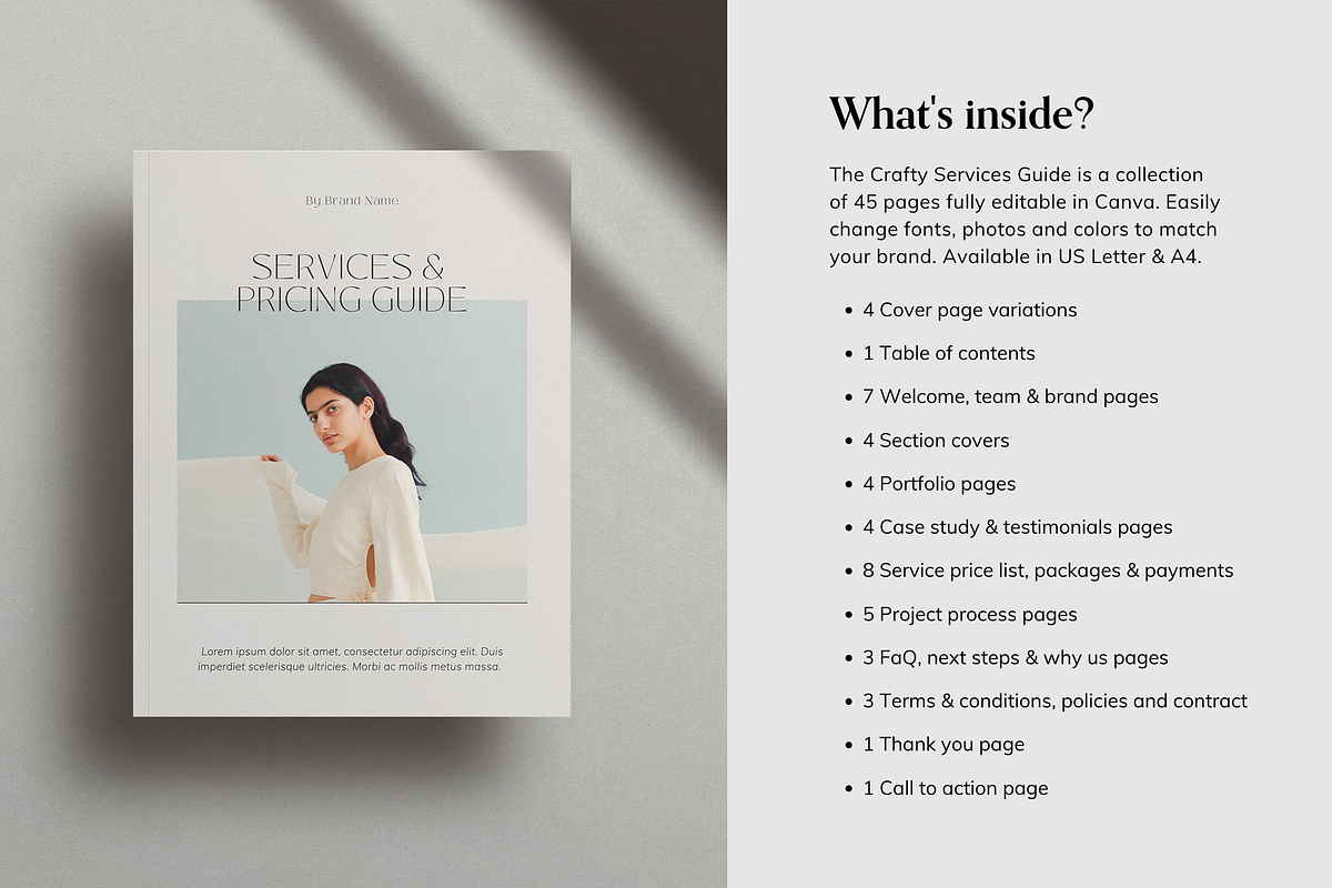 Service Experience Canva Templates, a Magazine Template by Sierra Creative Studio (Photo 7 of 17)