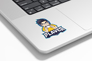 Esport Player Gamer Mascot Editable, a Branding & Logo Template by tkzgraphic (Thumbnail 2 of 2)