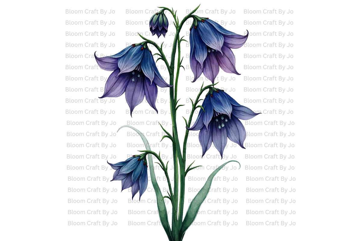 Monkshood Blooms, a Decorative Illustration by Bloom Craft Creations (Photo 4 of 12)