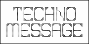 Techno Message JNL, a Font by Jeff Levine Fonts (Thumbnail 2 of 5)