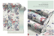 Edo Blooms, Oriental luxury Prints+, a Pattern Graphic by TSTUDIO (Thumbnail 10 of 14)