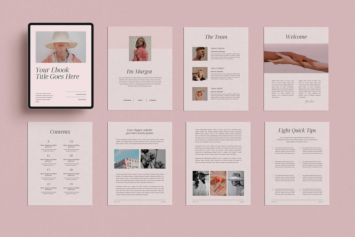 ROSE | Canva eBook Template, a Magazine Template by Sierra Creative Studio (Photo 5 of 13)