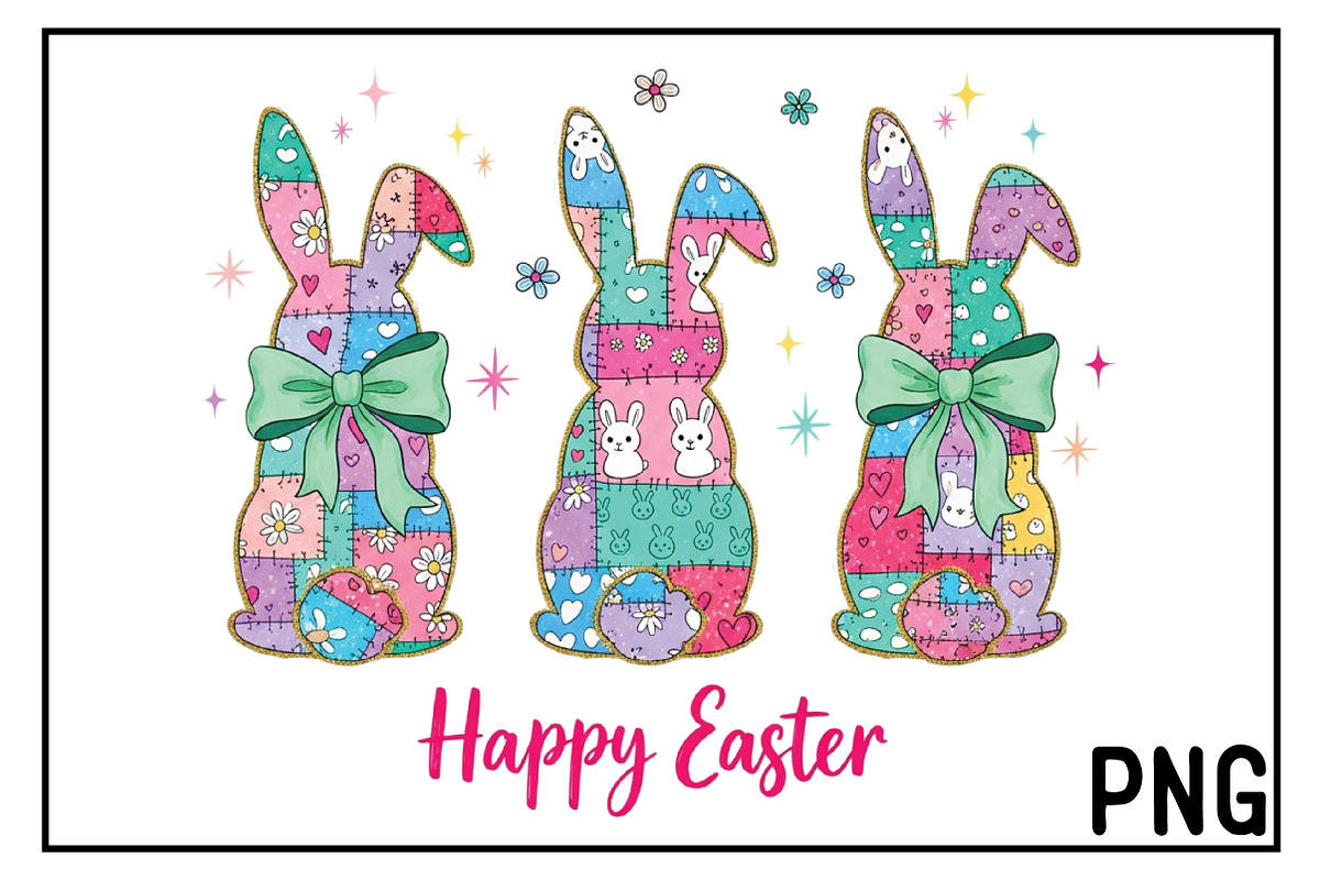 Happy Easter Png Coquette Bunny PNG, an Illustration by Black Bird Studio (Photo 1 of 3)