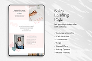 Business Website & Sales Page Bundle, a Landing Page Template by Sugar Studios (Thumbnail 8 of 11)