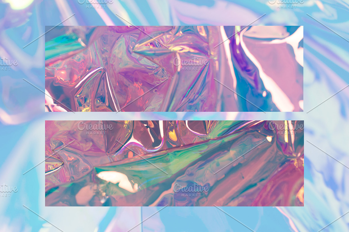 Holographic textures #1 - banners, a Texture Graphic by rorygez fresh (Photo 8 of 13)