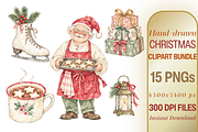 Hand Drawn Christmas PNG Cliparts, a Seasonal Illustration by Ink Gallery (Thumbnail 5 of 13)