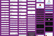 iOS11 GUI KIT Illustrator Sketch XD, an UI Kit Template by Ui Markets (Thumbnail 4 of 21)