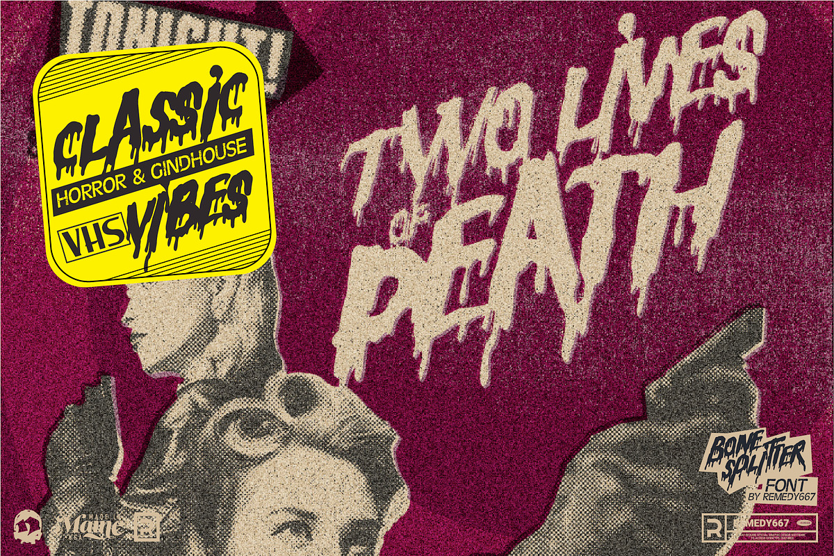 Bone Splitter - Horror Font, a Font by Remedy667 (Photo 5 of 9)