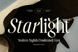Starlight – Stylish Editorial Font, a Serif Font by Sensatype