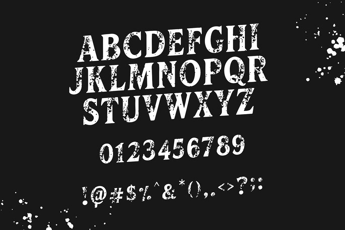 Empire Eroded – Classic Grunge Serif, a Serif Font by Brand Earth (Photo 2 of 6)