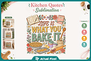 Kitchen Quotes Sublimation Bundle, a Decorative Illustration by Actual Pixel (Thumbnail 7 of 12)