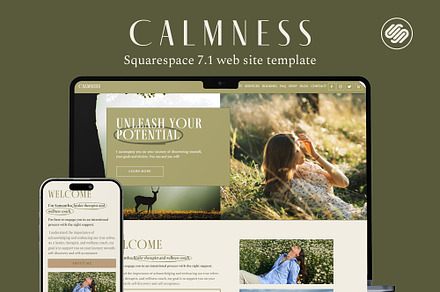 Coach Squarespace Website template