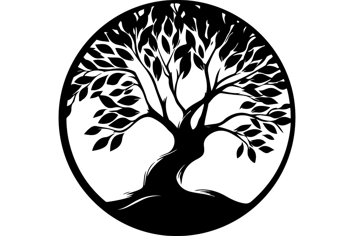 Tree of Life Circle SVG Bundle, an Object Graphic by jahid234 (Photo 11 of 13)