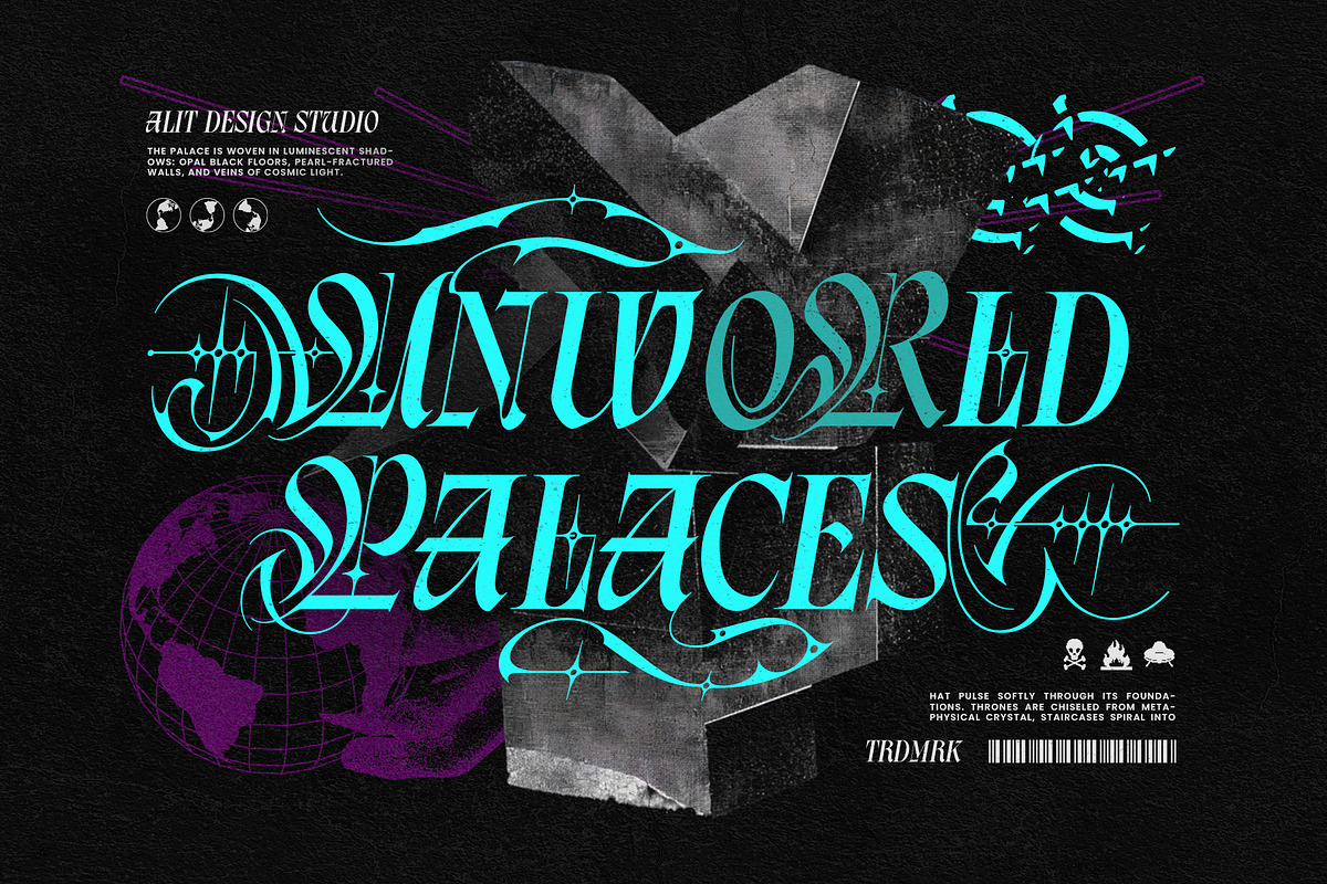Vandals Blackstar Typeface, a Blackletter Font by alit design (Photo 2 of 20)