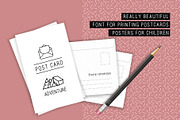 Hand Draw sans serif, a Sans Serif Font by Vladimir Vihrev (Thumbnail 8 of 10)