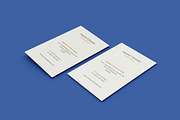 Editable Business Card Word Template, a Business Card Template by hekenostudio (Thumbnail 2 of 2)