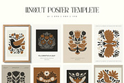 Linocut Garden | Poster Builder, an Object Graphic by KetteCreate (Thumbnail 7 of 20)