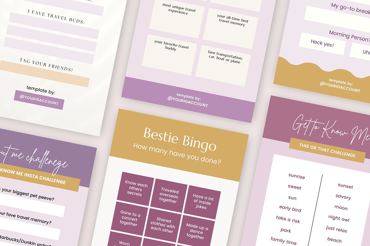 Instagram Story Challenges Canva, a Social Media Template by Fallon Gerst (Photo 6 of 6)