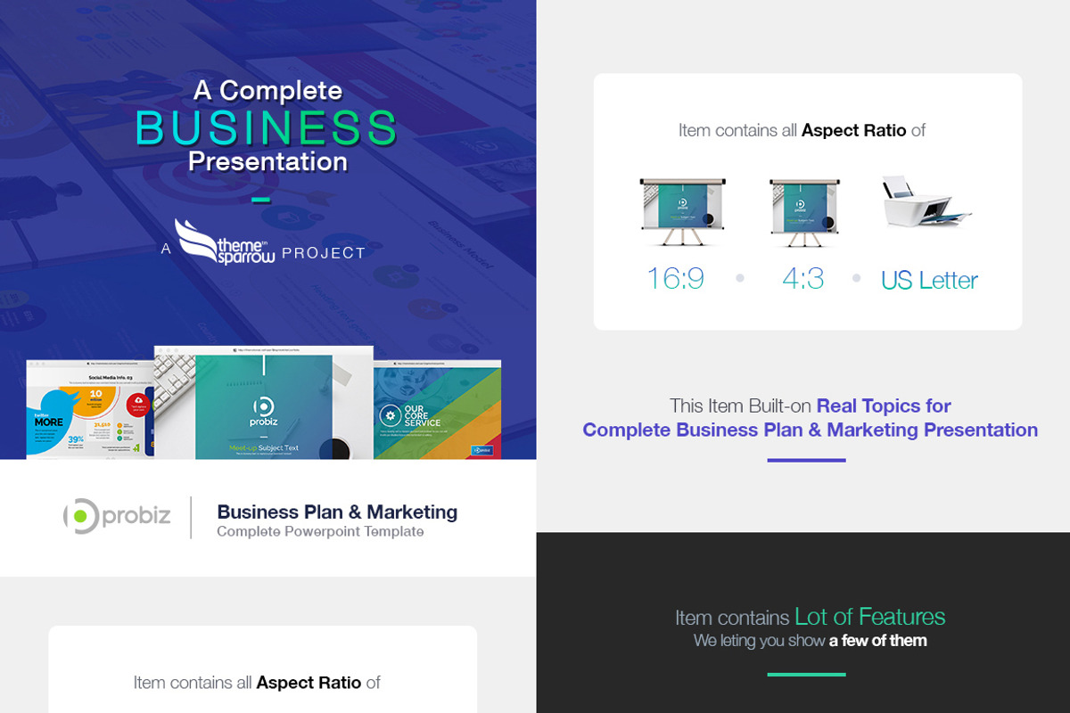Business Plan & Marketing Powerpoint preview 2