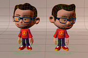 Cartoon Character / Tommy, a Characters & Person 3D Model by CGPitbull (Thumbnail 4 of 4)