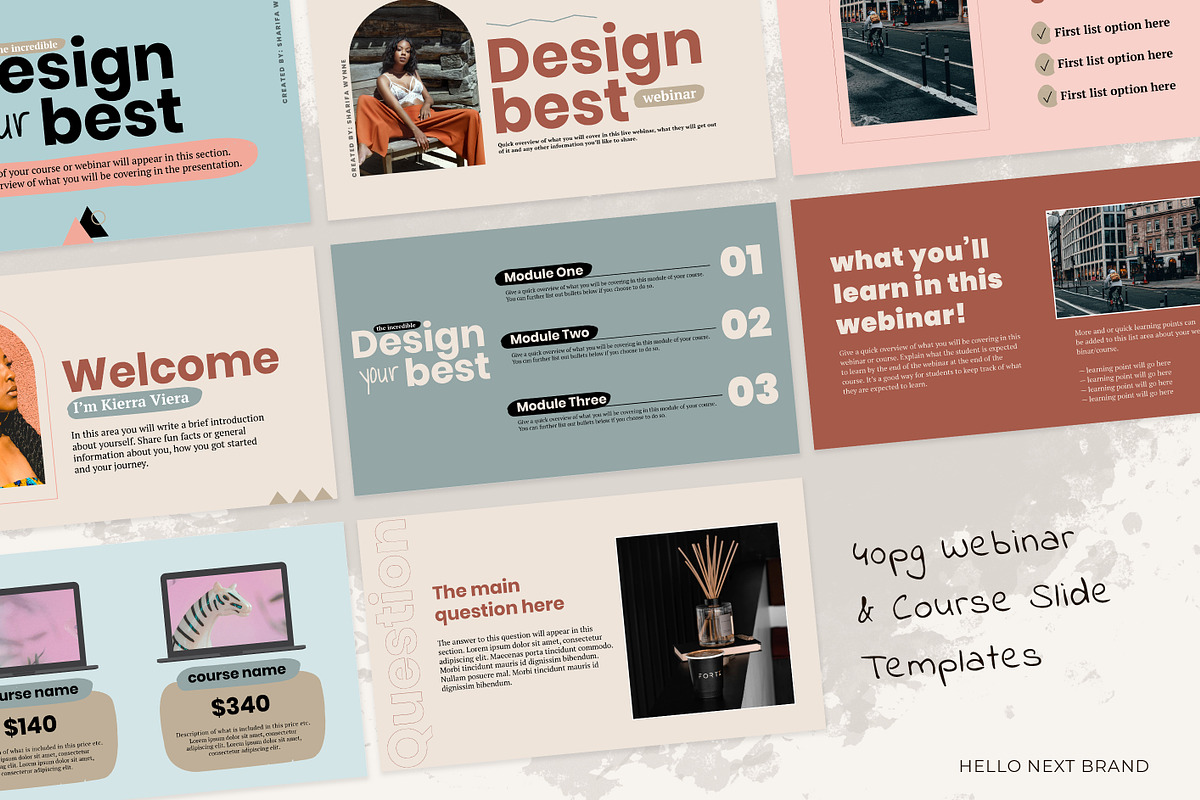 Design Your Profitable Course, a Presentation Template by hello next brand (Photo 2 of 8)