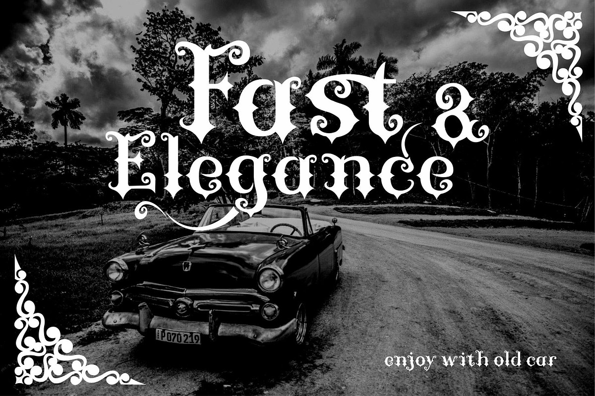 Queenix Font, a Blackletter Font by nIznaztype (Photo 3 of 6)