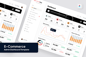 RetailRise ECommerce Admin Dashboard, a Websites & App Template by SquidPixey